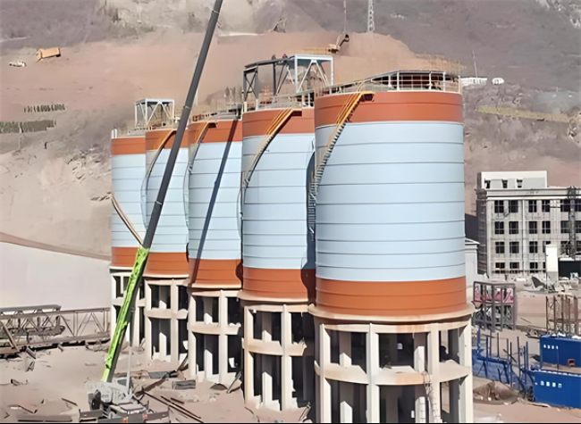 蒲城高架钢板仓