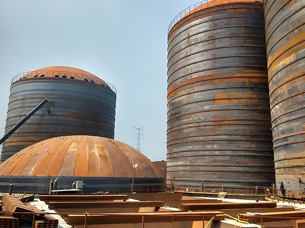 蒲城焦粉钢板仓